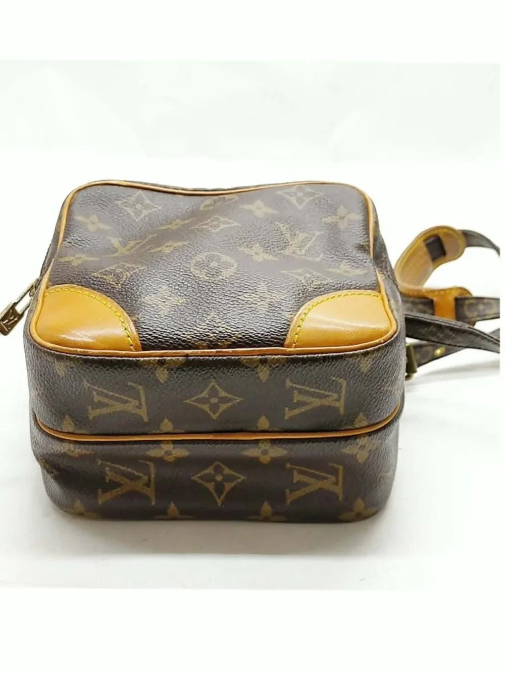 Authentic Louis Vuitton Amazone Monogram Crossbody Bag Vintage LV Brown
